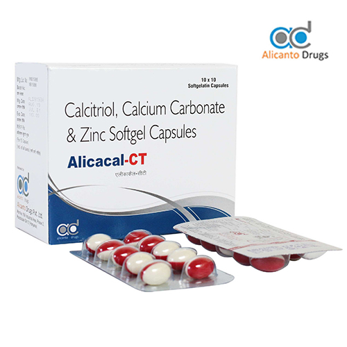 Calcitriol 0.25mg, Calcium Carbonate 500mg , Zinc Sulphate7.5mg