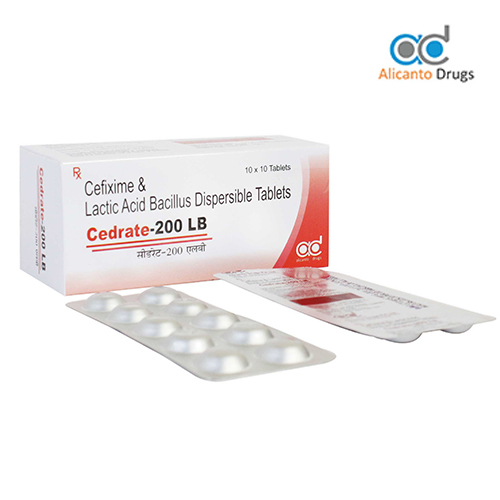 Cefixime 200mg and Lactic Acid Bacillius