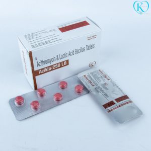 Azithromycin 250 mg with Lactic Acid Bacillus