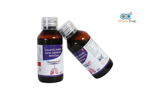 Ambroxol 15mg +Terbutaline 1.25mg+Guaiphenesin50mg+Menthol 1mg