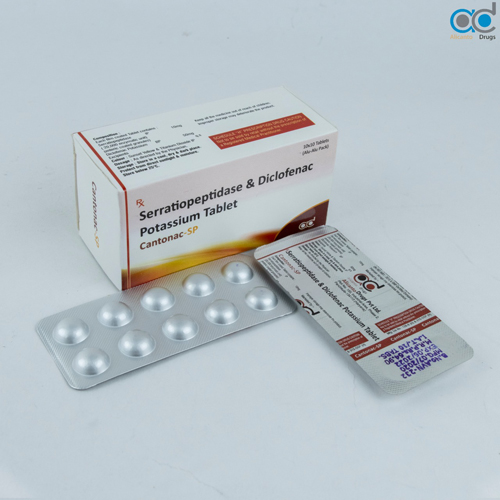 Diclofenac 50mg and Serratiopeptidase 10 mg