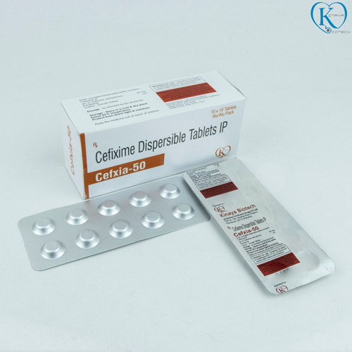 Cefixime 50mg Dispersible Tablets