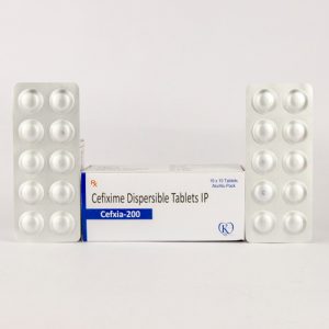 Cefixime 200mg Dispersible Tablets