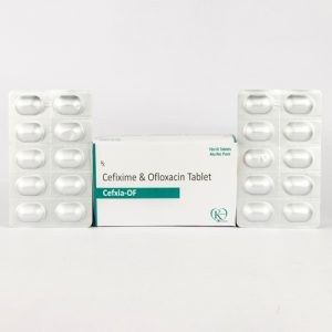 Cefixime 200mg and Ofloxacin 200mg