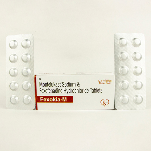 Fexofenadine hcl 120 mg and Montelukast 10 mg