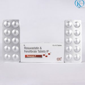 Rosuvastatin 10 mg and Fenofibrate 160 mg