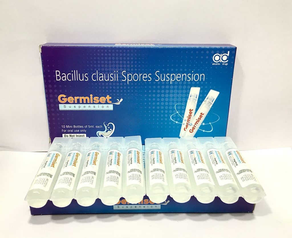 Bacillus Clausii Spores Suspension Uses In Hindi Bacillus Clausii Spores Suspension - Germiset - Alicanto Drugs