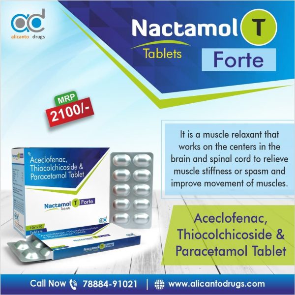 Aceclofenac Thiocolchicoside Paracetamol